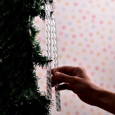 Premium Quality Glass Christmas Ornaments in Set of 6